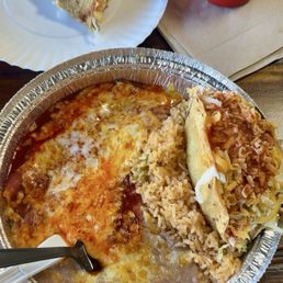 2. One (1) Cheese Enchilada and One (1) Taco