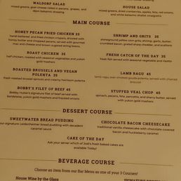 Restaurant Week Menu 1.24 Restaurant Week Menu 1.24