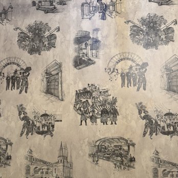 JusTini’s - Bathroom wallpaper - Seafood Near Me - New Orleans, Louisiana JusTini’s - Bathroom wallpaper - Seafood Near Me - New Orleans, Louisiana
