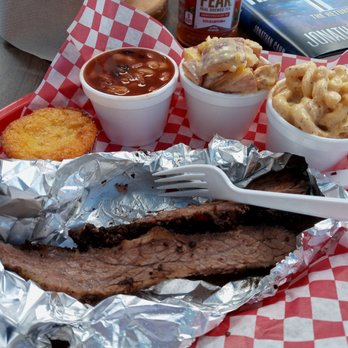 Pop's Smoke Shack - a tray of food - Barbeque Near Me - Branson West, Missouri