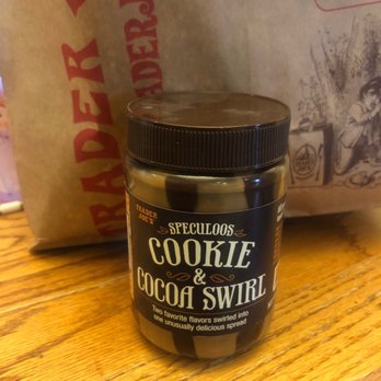 Trader Joe's - Favorite product: cookie butter with a chocolate swirl - Grocery Near Me - West Des Moines, Iowa Trader Joe's - Favorite product: cookie butter with a chocolate swirl - Grocery Near Me - West Des Moines, Iowa