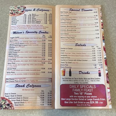 Menu photo 3 Milano's Pizza Concord, NH Menu photo 3 Milano's Pizza Concord, NH