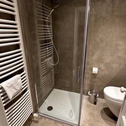 Landhaus Börmoos , Kranz - Badezimmer (Apartment Veer)