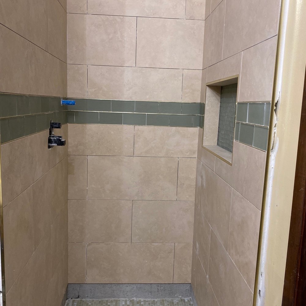 Empire Tile & Stone - My small shower that was even smaller. Not grouted yet but I am extremely happy. - Tiling Near Me Empire Tile & Stone - My small shower that was even smaller. Not grouted yet but I am extremely happy. - Tiling Near Me