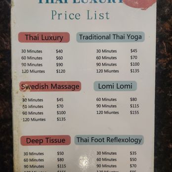 Thai Luxury Reflexology - Spa menu - Reflexology Near Me - Mesa, Arizona Thai Luxury Reflexology - Spa menu - Reflexology Near Me - Mesa, Arizona