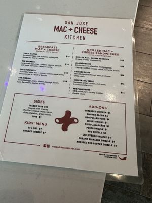 Menu photo 4 Mac + Cheese Kitchen San Jose, CA