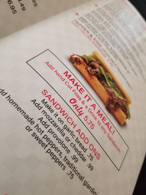 Menu photo 5 The Original Chickies Hillside, IL