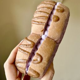 Taro Cream Bread Taro Cream Bread