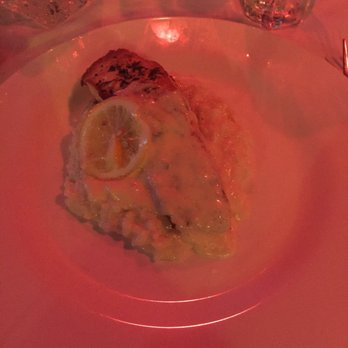 Fresco da Franco - Entree: grilled salmon with a champagne sauce over creamy risotto - - Italian Near Me - Montclair, New Jersey Fresco da Franco - Entree: grilled salmon with a champagne sauce over creamy risotto - - Italian Near Me - Montclair, New Jersey