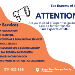 Tax Experts of OC - Services Picture of Best CPA Firm TaxExpertsofOC.com