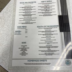 Rock Inn Cafe - Menu - Page 2