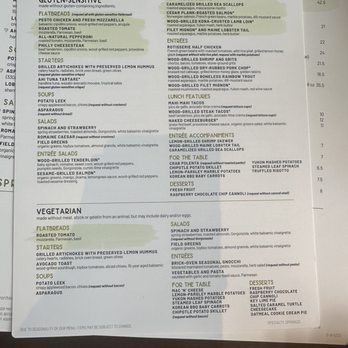 Seasons 52 - Speciality menu for vegetarians and gluten free option. Very nice options. - New American Near Me - Raleigh, North Carolina Seasons 52 - Speciality menu for vegetarians and gluten free option. Very nice options. - New American Near Me - Raleigh, North Carolina