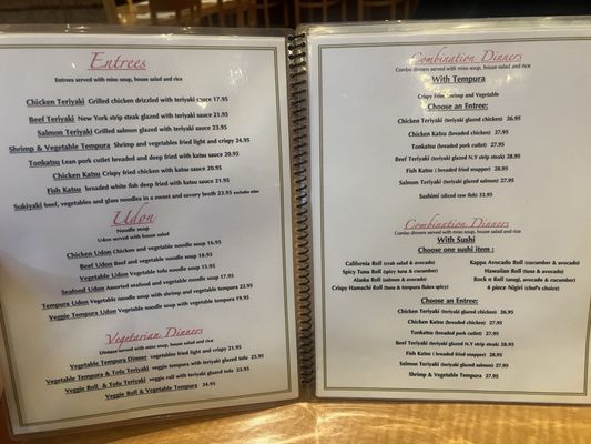 Menu photo 1 Fuji Sushi Petaluma, CA