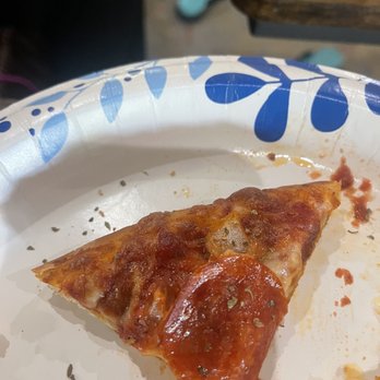 Sabino's Pizza - Sample Sluce cut in a triangle which is odd - Pizza Near Me - Georgetown, Texas Sabino's Pizza - Sample Sluce cut in a triangle which is odd - Pizza Near Me - Georgetown, Texas