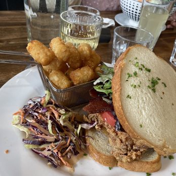 Jam Cafe on Beatty - The King chicken sandwich on sourdough (instead of bun) - Breakfast & Brunch Near Me - Vancouver, British Columbia Jam Cafe on Beatty - The King chicken sandwich on sourdough (instead of bun) - Breakfast & Brunch Near Me - Vancouver, British Columbia