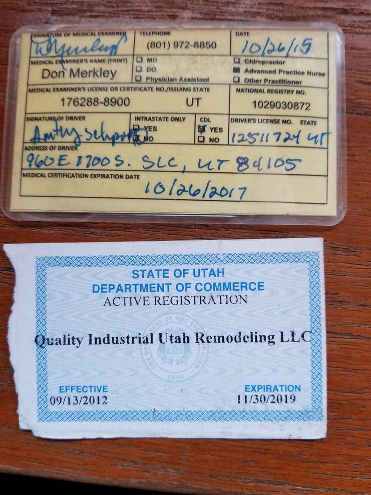 Slide of Quality Industrial Utah Remodeling