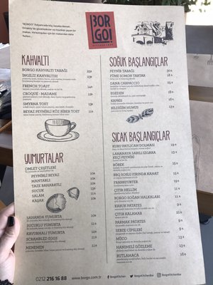 Menu photo 4 Borgo Kitchen Bar Istanbul, 34 Menu photo 4 Borgo Kitchen Bar Istanbul, 34