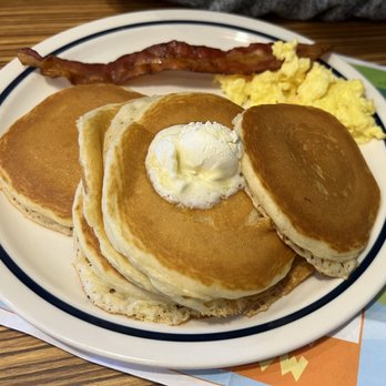IHOP - Kids pancakes with bacon and eggs - American Near Me - Peachtree City, Georgia IHOP - Kids pancakes with bacon and eggs - American Near Me - Peachtree City, Georgia