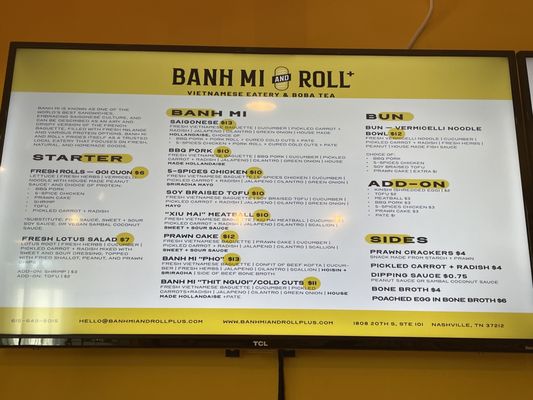 Banh mi and roll + by null