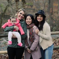 Wissahickon Valley Trail - Me and my granddaughter and daughters!
