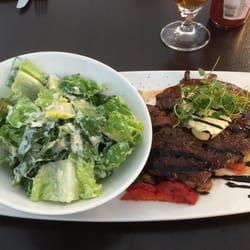 New Orleans Bistro & Bar - Rib eye with ceasar salad