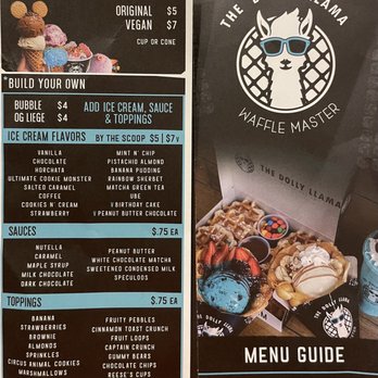 The Dolly Llama - Menu - Waffles Near Me - Winter Garden, Florida The Dolly Llama - Menu - Waffles Near Me - Winter Garden, Florida