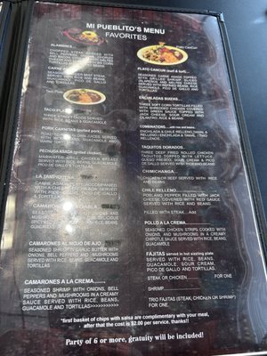 Menu photo 1 Mi Pueblito Mexican Cafe Caldwell, ID Menu photo 1 Mi Pueblito Mexican Cafe Caldwell, ID