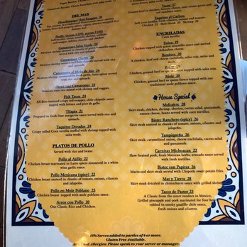 Hacienda La Paloma - Menu - Mexican Near Me - Mount Kisco, New York