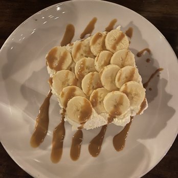 Cornish Pasty Co - Banoffee Pie Graharn cracker crust, layered with housemade caramel, fresh whipped cream, and topped with sliced bananas. - British Near Me - Scottsdale, Arizona Cornish Pasty Co - Banoffee Pie Graharn cracker crust, layered with housemade caramel, fresh whipped cream, and topped with sliced bananas. - British Near Me - Scottsdale, Arizona