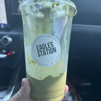 Eagles Station  - Custom green smoothie - Salad Near Me - Decatur, Texas