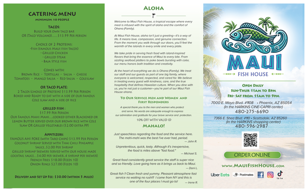Menu photo 6 Maui Fish House Scottsdale, AZ Menu photo 6 Maui Fish House Scottsdale, AZ