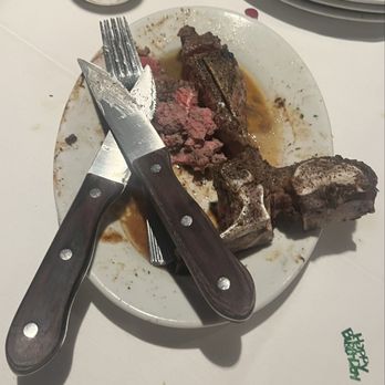 Ruth's Chris Steak House - All that was left of that Porterhouse for 2 - Steakhouses Near Me - Tampa, Florida