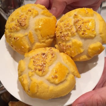 Fung's Kitchen - Dessert pastry with sweet egg filling in the middle! They claim to have the best ones in town. - Dim Sum Near Me - Houston, Texas Fung's Kitchen - Dessert pastry with sweet egg filling in the middle! They claim to have the best ones in town. - Dim Sum Near Me - Houston, Texas
