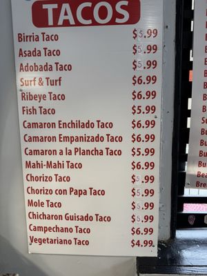 Menu photo 2 Todo Pa' La Cruda San Diego, CA
