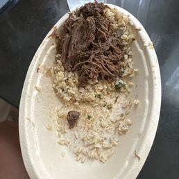 HALF PORTION OF FOOD. DISGUSTED.