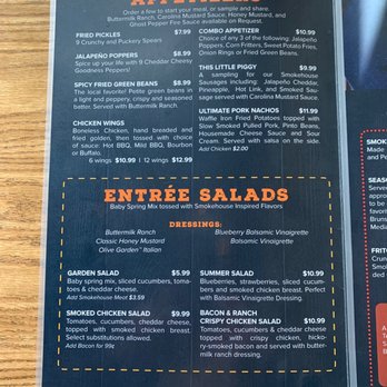 Main Street Barbecue - Menu: Appetizers, Entree Salads - Barbeque Near Me - Durant, Oklahoma Main Street Barbecue - Menu: Appetizers, Entree Salads - Barbeque Near Me - Durant, Oklahoma