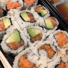 Spicy Salmon Roll Spicy Tuna Roll Salmon Avocado Roll
