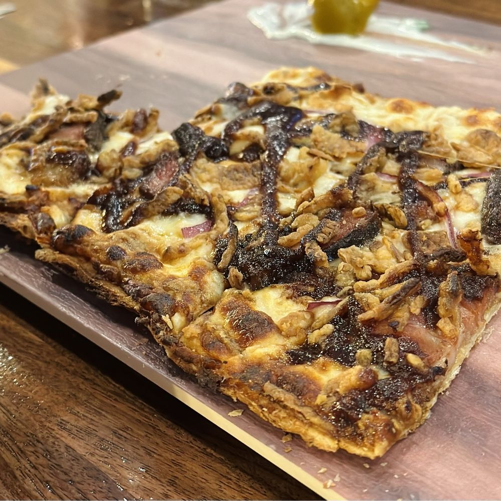 Social - Burnt Ends Flatbread (ate half of it before I remembered to take a pic) - Cocktail Bars Near Me - Jenks, Oklahoma Social - Burnt Ends Flatbread (ate half of it before I remembered to take a pic) - Cocktail Bars Near Me - Jenks, Oklahoma