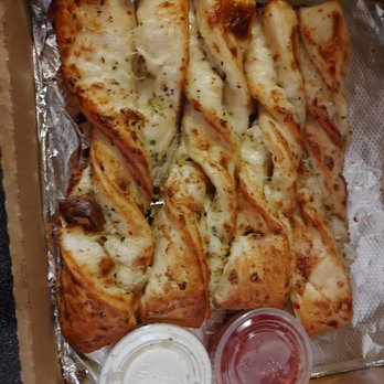 Bald Guys Pizza - Bread twist!!  yummy!!! - Pizza Near Me - Tooele, Utah