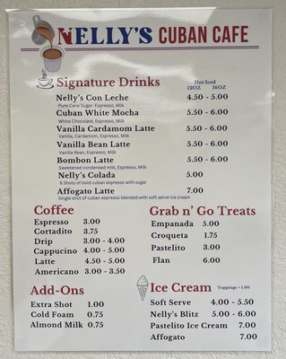 Menu photo 1 Nelly's Cuban Cafe Grants Pass, OR