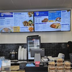 The Big Greek Cafe - Counter - Menu Board