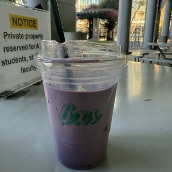 6XS COFFEE - Ube Latte with Oak Milk - Coffee & Tea Near Me - Los Angeles, California