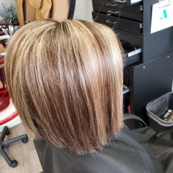 Defined Style Salon - Beautiful highlight with natural and dark brown lowlights