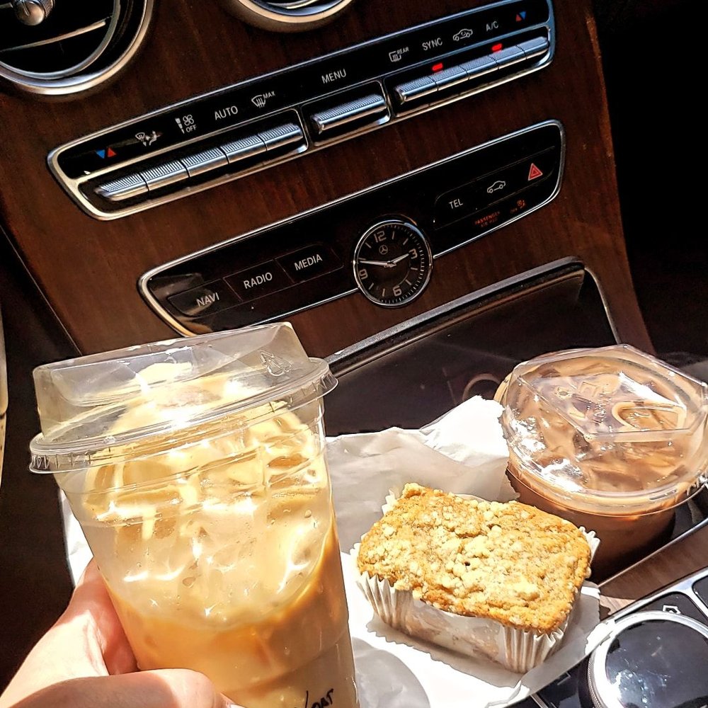 Yonder Coffee - Vanilla latte, 1/2 sweet -just perfect. Mocha latte, 1/2 sweet but add an extra shot of espresso if you like your coffee strong. - Coffee & Tea Near Me - Northridge, California Yonder Coffee - Vanilla latte, 1/2 sweet -just perfect. Mocha latte, 1/2 sweet but add an extra shot of espresso if you like your coffee strong. - Coffee & Tea Near Me - Northridge, California