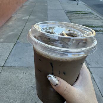 Academic Coffee - Hojicha Latte - Bakeries Near Me - San Jose, California Academic Coffee - Hojicha Latte - Bakeries Near Me - San Jose, California