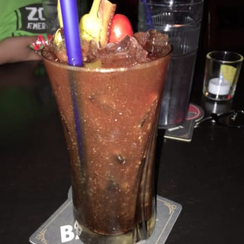 Spinellas - This was the weirdest tasting Bloody Mary I have ever been served. Couldn't even taste the tomato base and it was dark brown. - American Near Me - Gresham, Oregon
