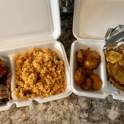 El Coqui Food Truck - Pork shoulder, arroz con gandules, Amarillo's & Tostones