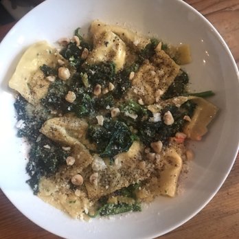The Dapper Goose - Ravioli- Ricotta, Broccoli Rabe, Hazelnut, Longhots - New American Near Me - Buffalo, New York