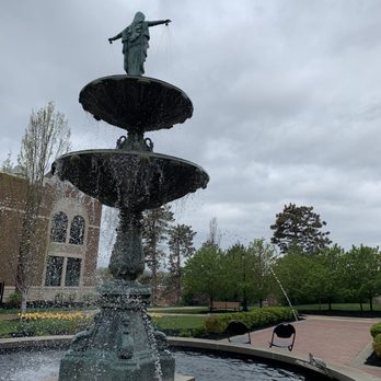 Benedictine College - Our Lady of Grace Fountain - Colleges & Universities Near Me - Atchison, Kansas