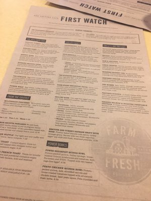 Menu photo 6 First Watch Solon, OH